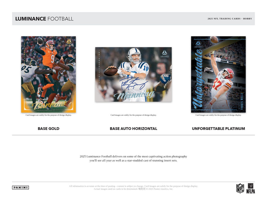 2025 Panini Luminance Football Hobby Box