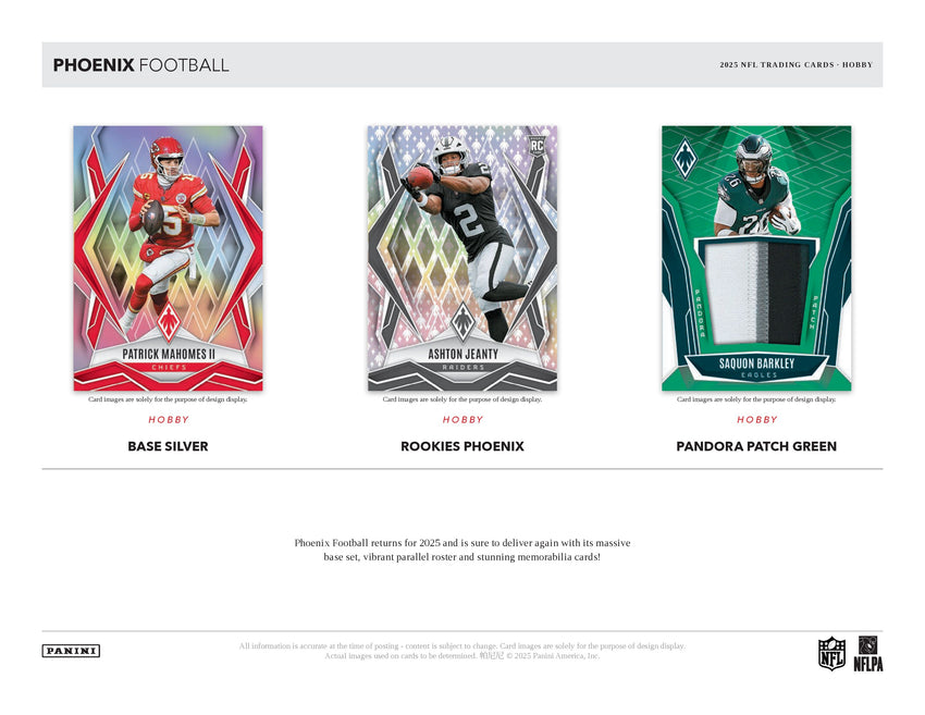 2025 Panini Phoenix Football Hobby Box