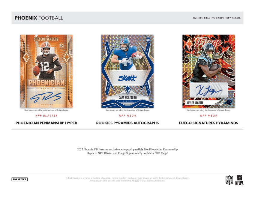 2025 Panini Phoenix Football Blaster Box (Pre Order)