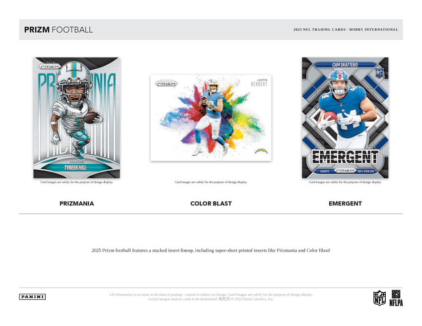 2025 Panini Prizm Football International Hobby Box (Pre Order)