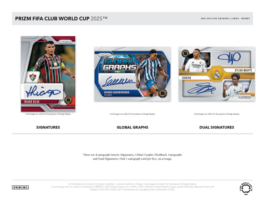 2024-25 Panini Prizm FIFA Club World Cup Soccer Hobby Box