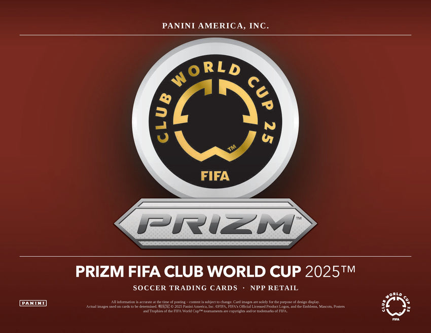 2025 Panini Prizm FIFA Club World Cup Soccer Mega Box