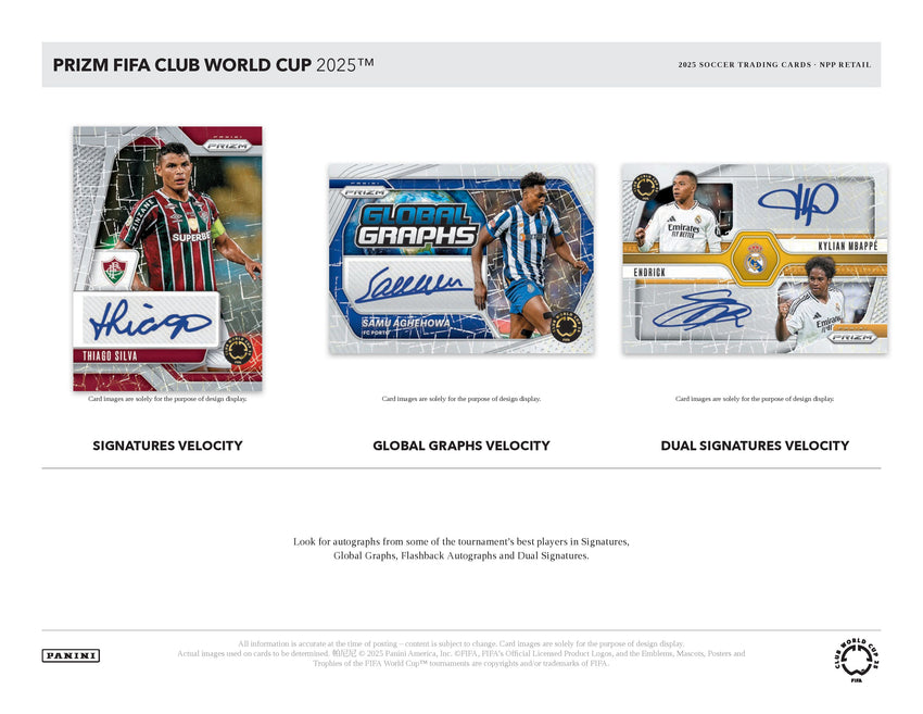 2025 Panini Prizm FIFA Club World Cup Soccer Mega Box