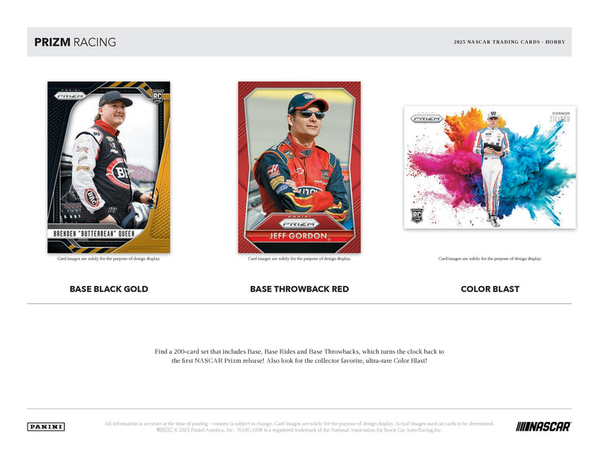 2025 Panini Prizm NASCAR Racing Hobby Box