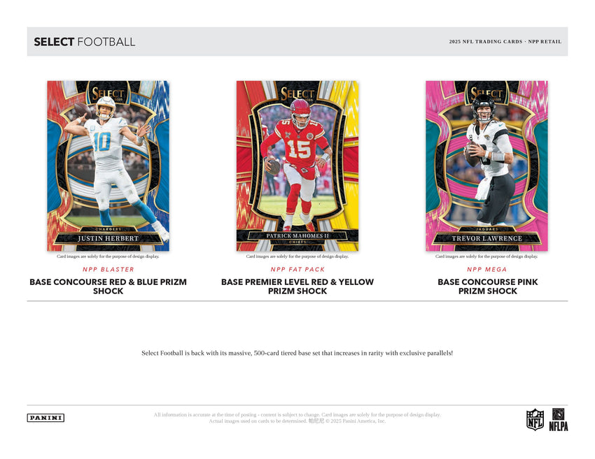 2025 Panini Select Football 6-Pack Blaster Box