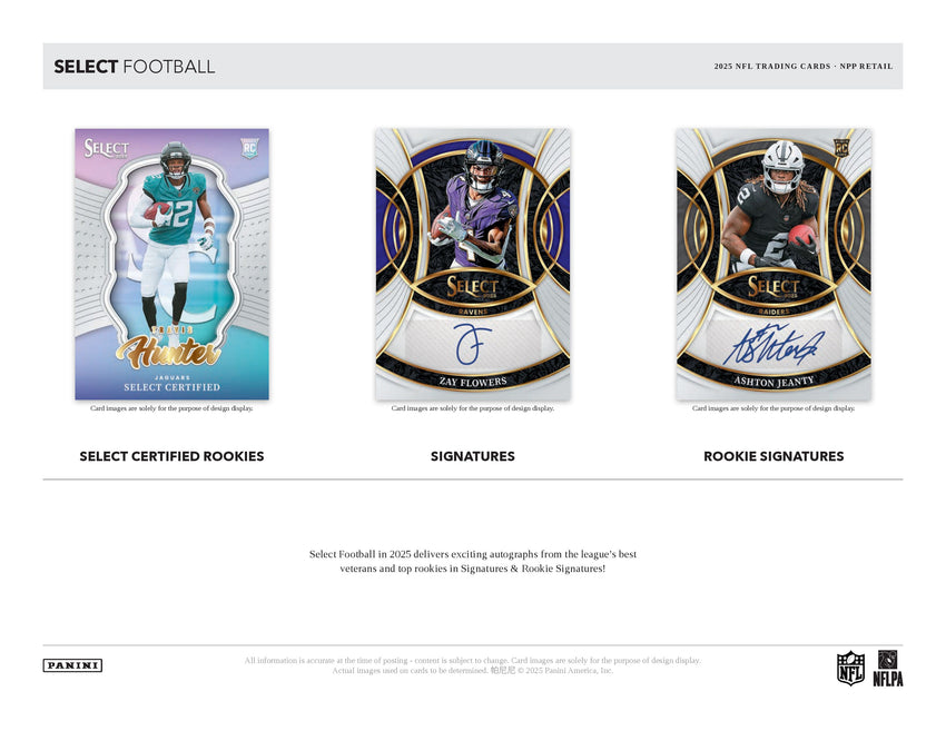 2025 Panini Select Football 6-Pack Blaster Box