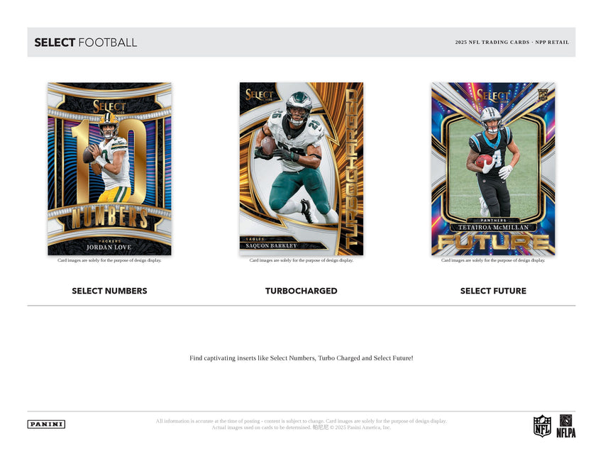 2025 Panini Select Football 6-Pack Blaster Box
