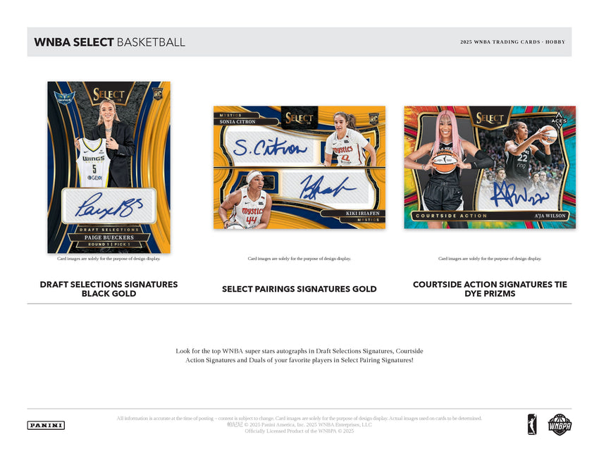 2025 Panini Select WNBA Basketball Hobby Box
