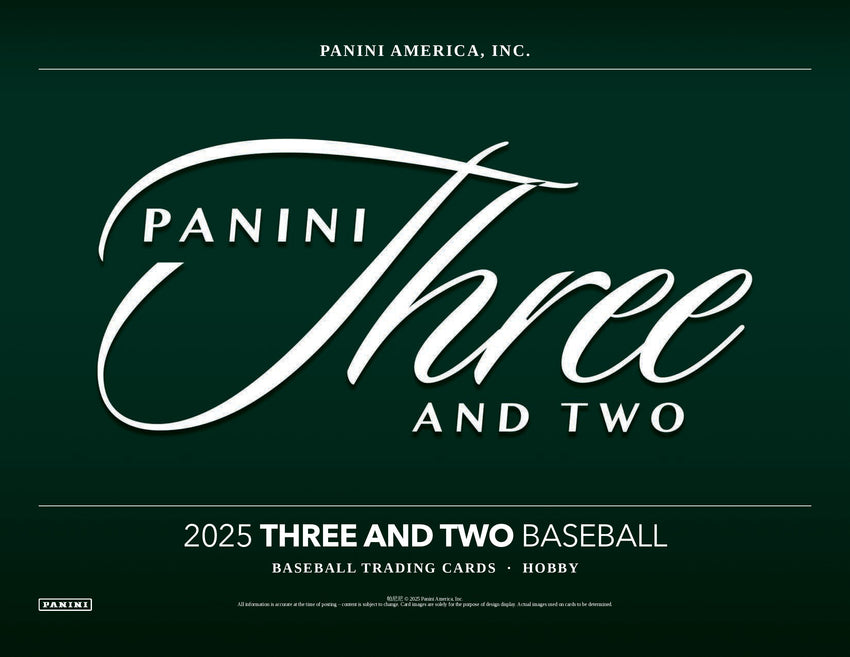 2025 Panini Three & Two Baseball Hobby Box