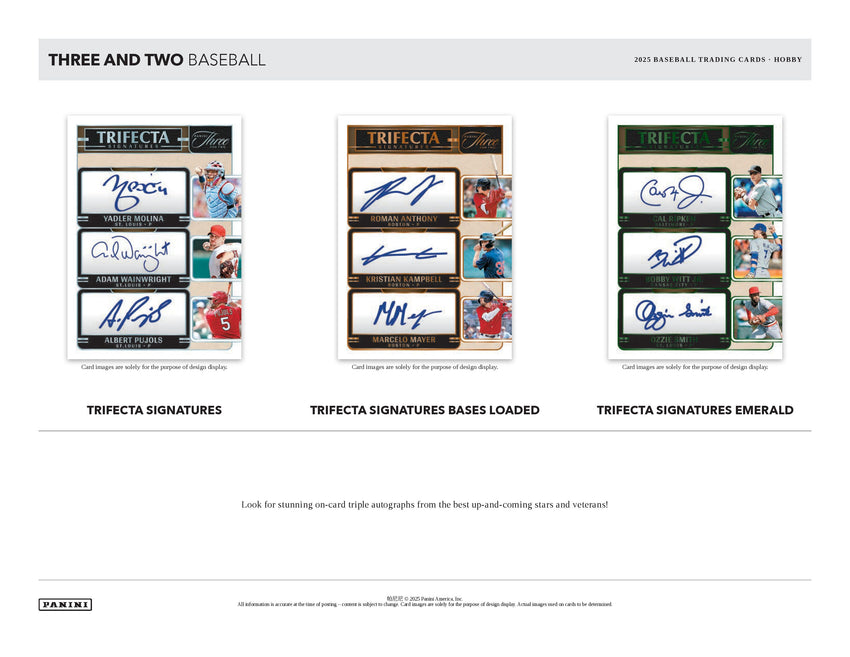 2025 Panini Three & Two Baseball Hobby Box