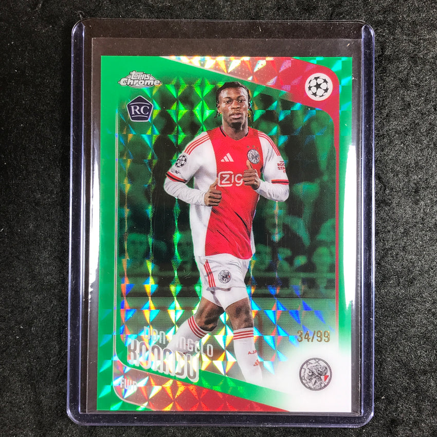 2025-26 Topps Chrome UEFA CC DON-ANGELO KONADU Rookie Green Geometric 34/99