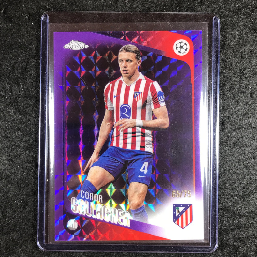 2025-26 Topps Chrome UEFA CC CONOR GALLAGHER Purple Geometric 65/75