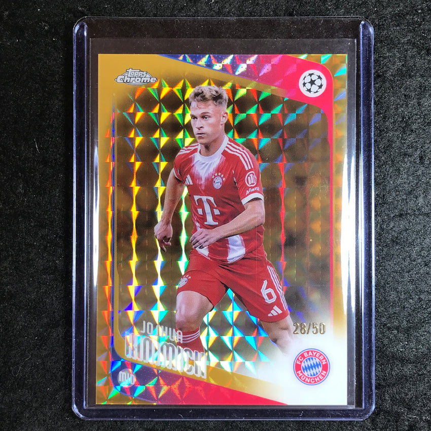 2025-26 Topps Chrome UEFA CC JOSHUA KIMMICH Gold Geometric 28/50