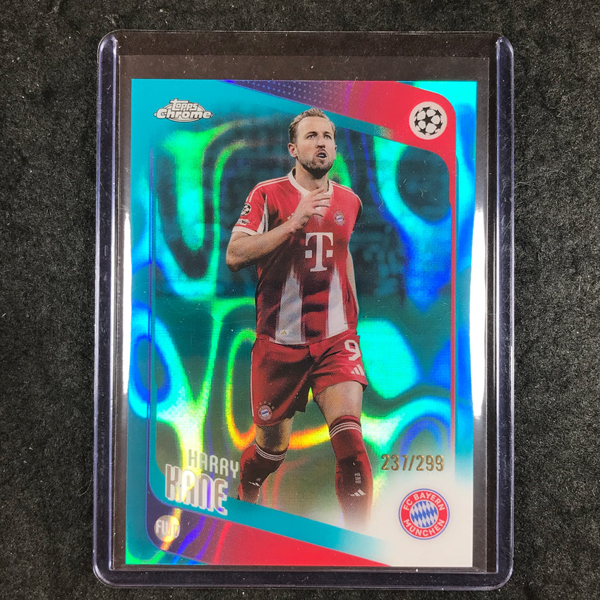 2025-26 Topps Chrome UEFA CC HARRY KANE Teal Lava 237/299