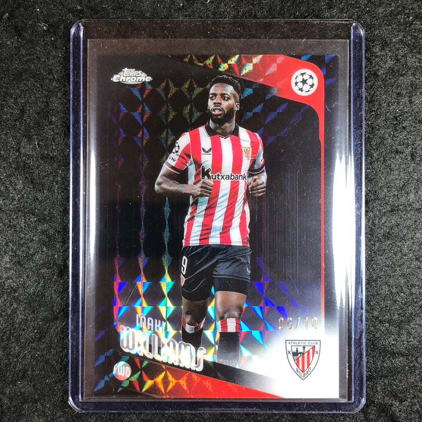 2025-26 Topps Chrome UEFA CC INAKI WILLIAMS Black Geometric 6/10