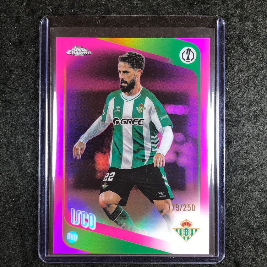 2025-26 Topps Chrome UEFA CC ISCO Pink Refractor 179/250