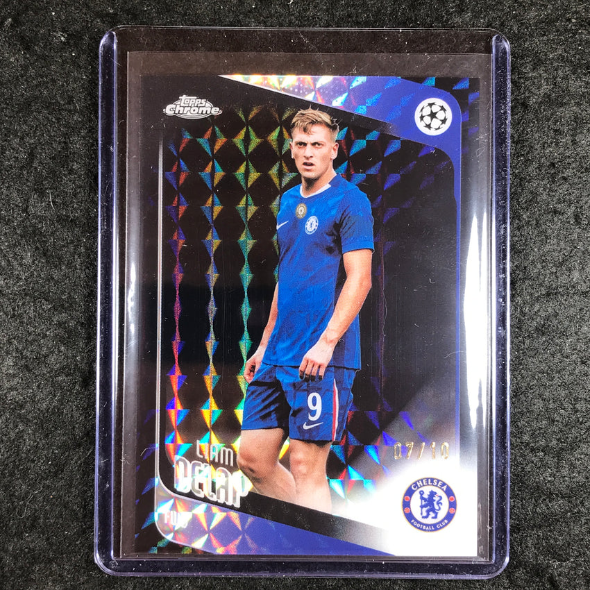 2025-26 Topps Chrome UEFA CC LIAM DELAP Black Geometric 7/10