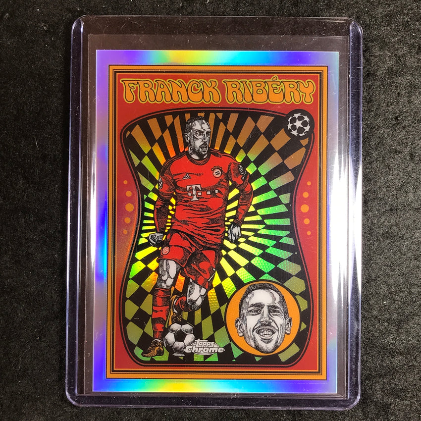 2025-26 Topps Chrome UEFA CC FRANCK RIBERY Ultra Violet All-Stars SSP #11