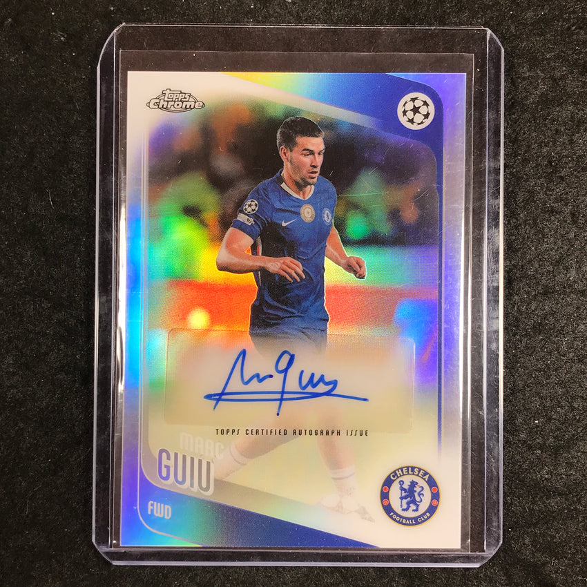 2025-26 Topps Chrome UEFA CC MARC GUIU Chrome Auto Refractor #MG (A)
