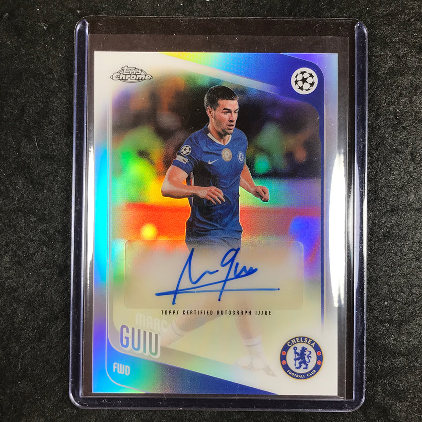 2025-26 Topps Chrome UEFA CC MARC GUIU Chrome Auto Refractor #MG (B)