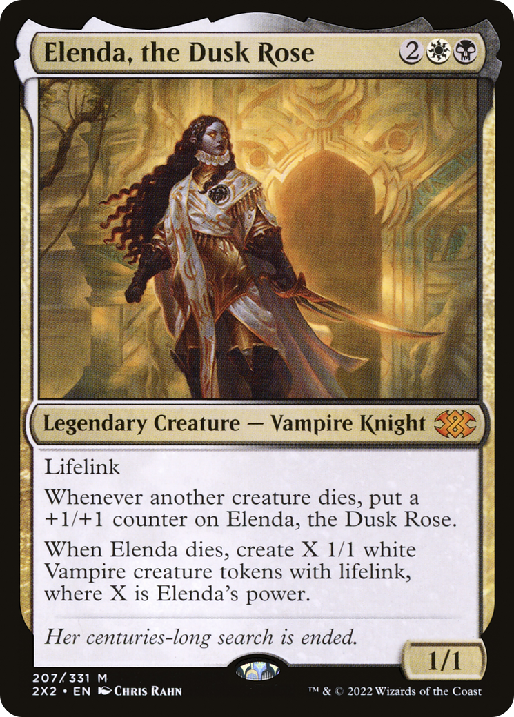 [FOIL] Elenda, the Dusk Rose #207 - MYTHIC 2X2 - Double Masters 2022