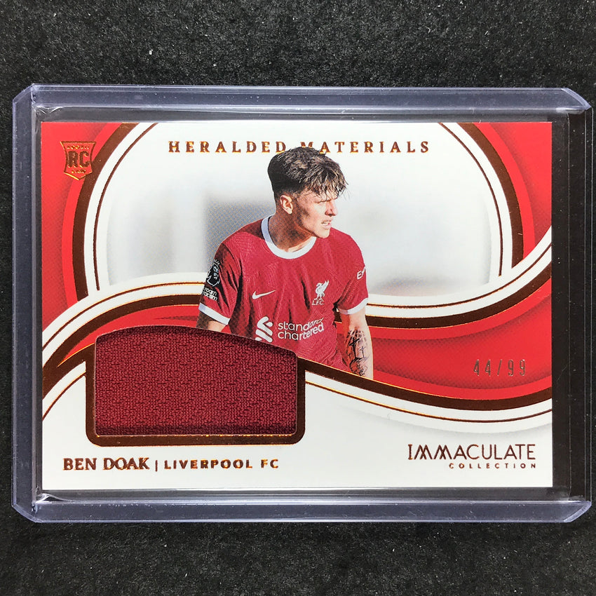 2023-24 Immaculate Soccer BEN DOAK Heralded Materials Rookie Jersey Relic 44/99