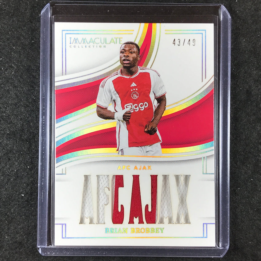 2023-24 Immaculate Soccer BRIAN BROBBEY Jumbo Team Names Patch Relic 43/49