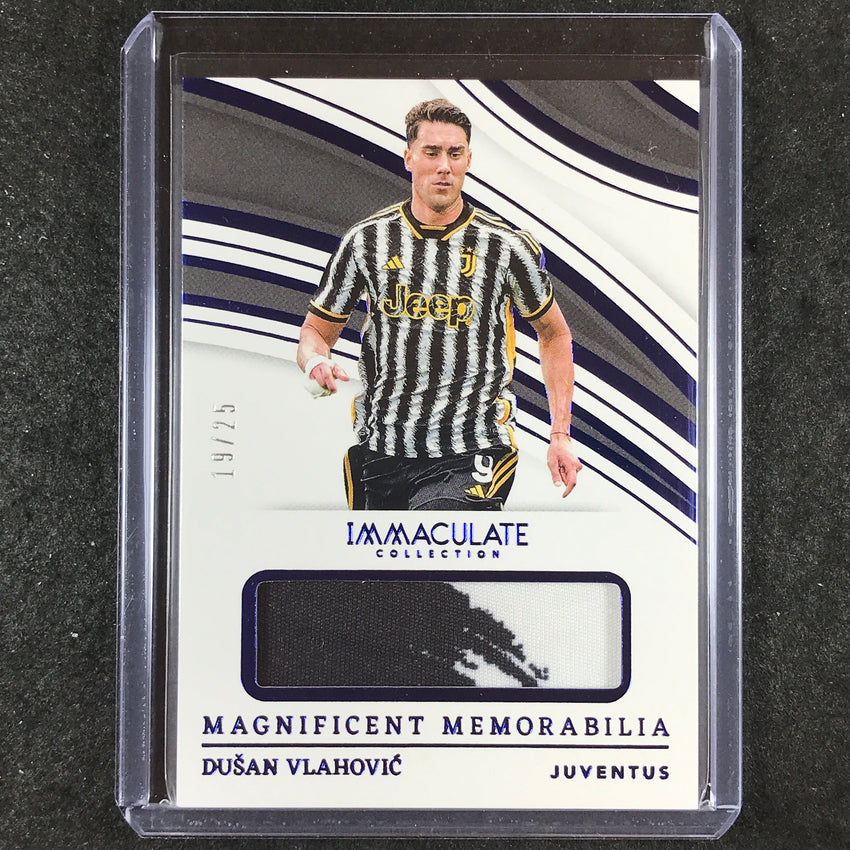 2023-24 Immaculate Soccer DUSAN VLAHOVIC Magnificent Memorabilia Patch 19/25