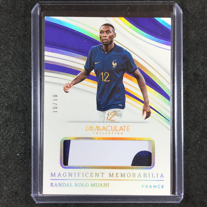 2023-24 Immaculate Soccer RANDAL KOLO MUANI Magnificent Memorabilia Patch 10/10