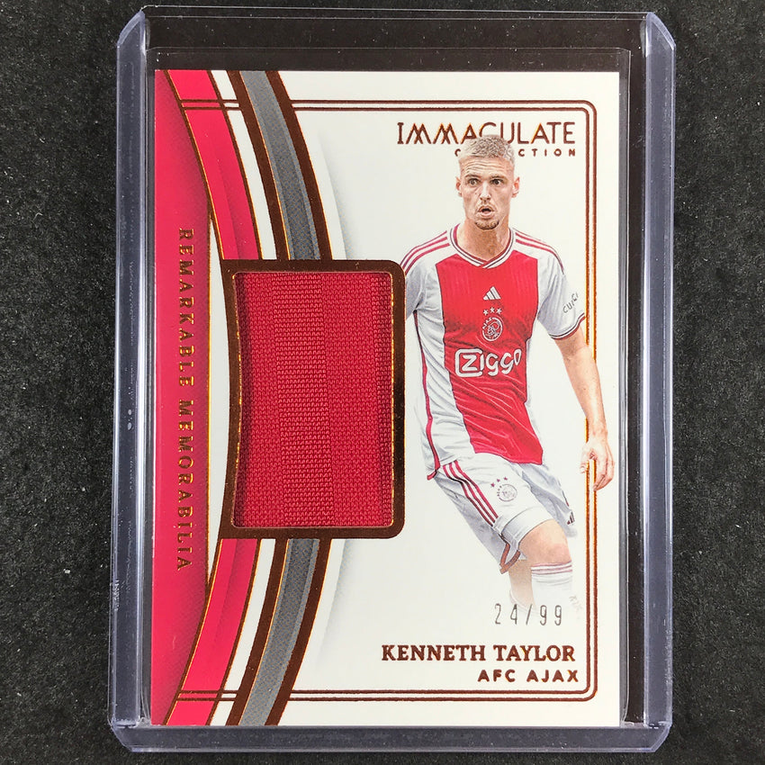 2023-24 Immaculate Soccer KENNETH TAYLOR Remarkable Memorabilia Jersey 24/99