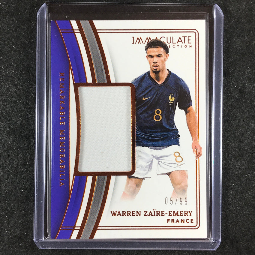 2023-24 Immaculate Soccer WARREN ZAIRE-EMERY Remarkable Memorabilia Jersey 5/99
