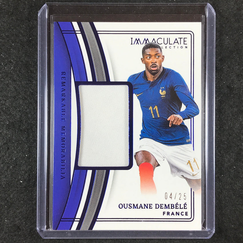 2023-24 Immaculate Soccer OUSMANE DEMBELE Remarkable Memorabilia Jersey 4/25