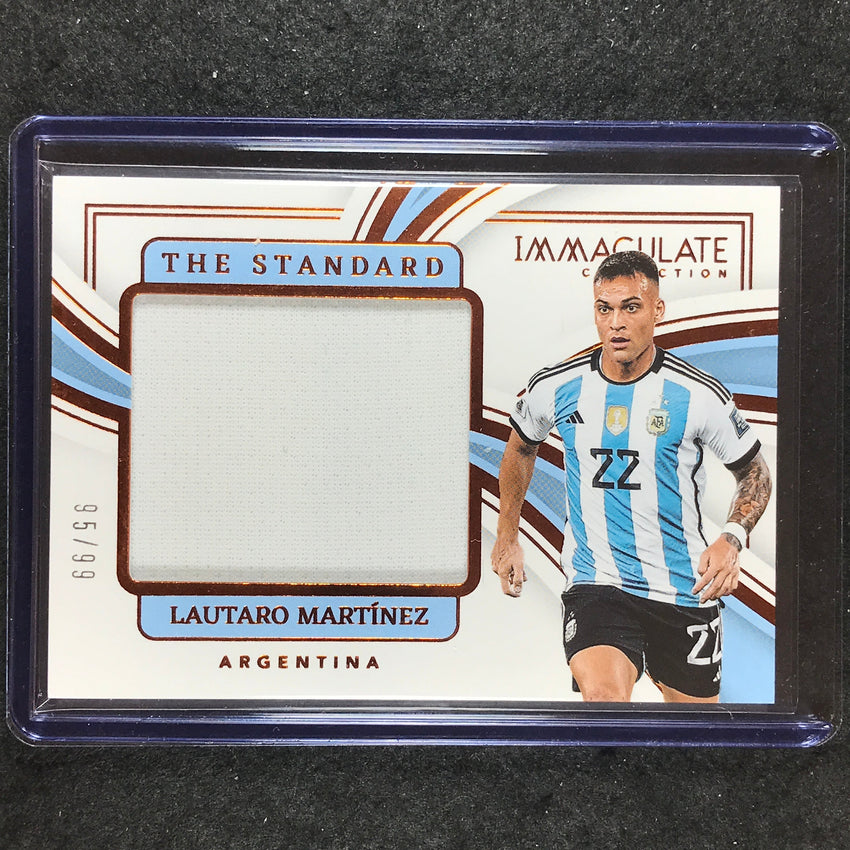 2023-24 Immaculate Soccer LAUTARO MARTINEZ The Standard Jersey Relic Base 95/99