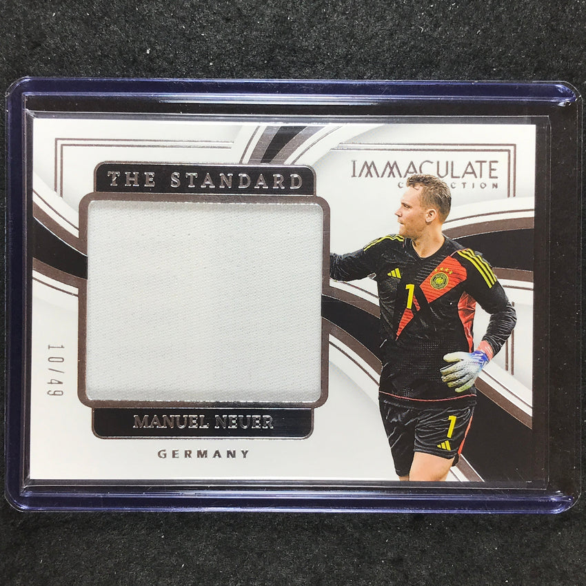 2023-24 Immaculate Soccer MANUEL NEUER The Standard Jersey Relic Silver 10/49