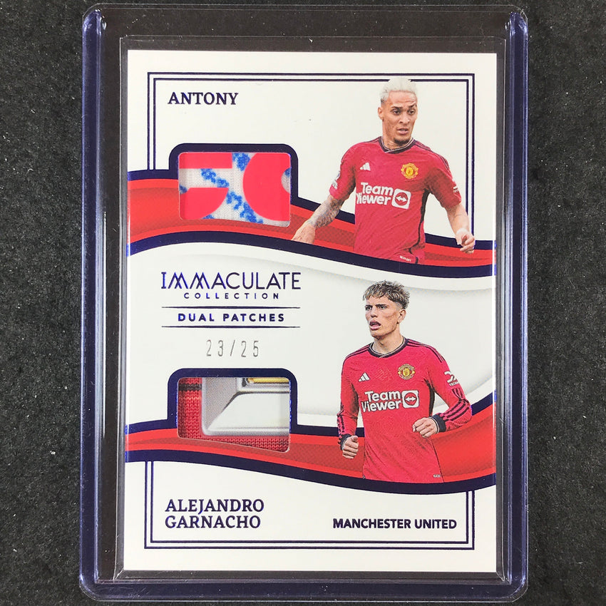 2023-24 Immaculate Soccer ANTONY ALEJANDRO GARNACHO Dual Patches Sapphire 23/25