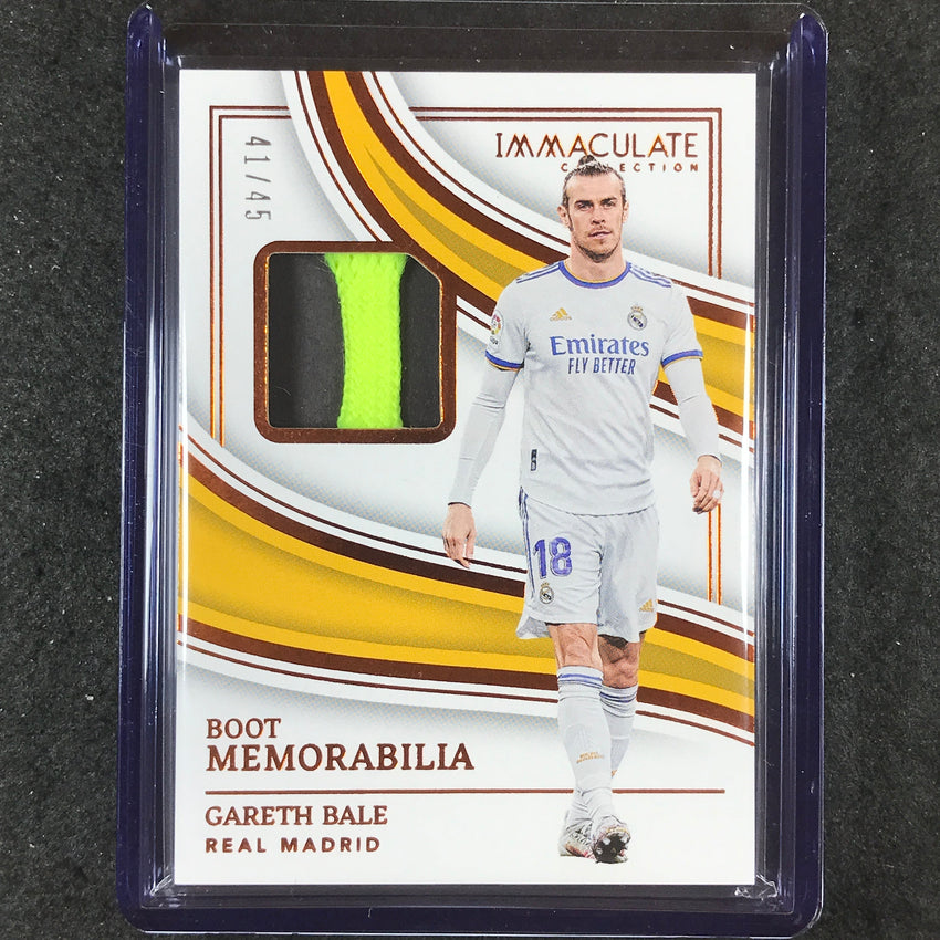 2023-24 Immaculate Soccer GARETH BALE Boot Memorabilia Relic 41/45