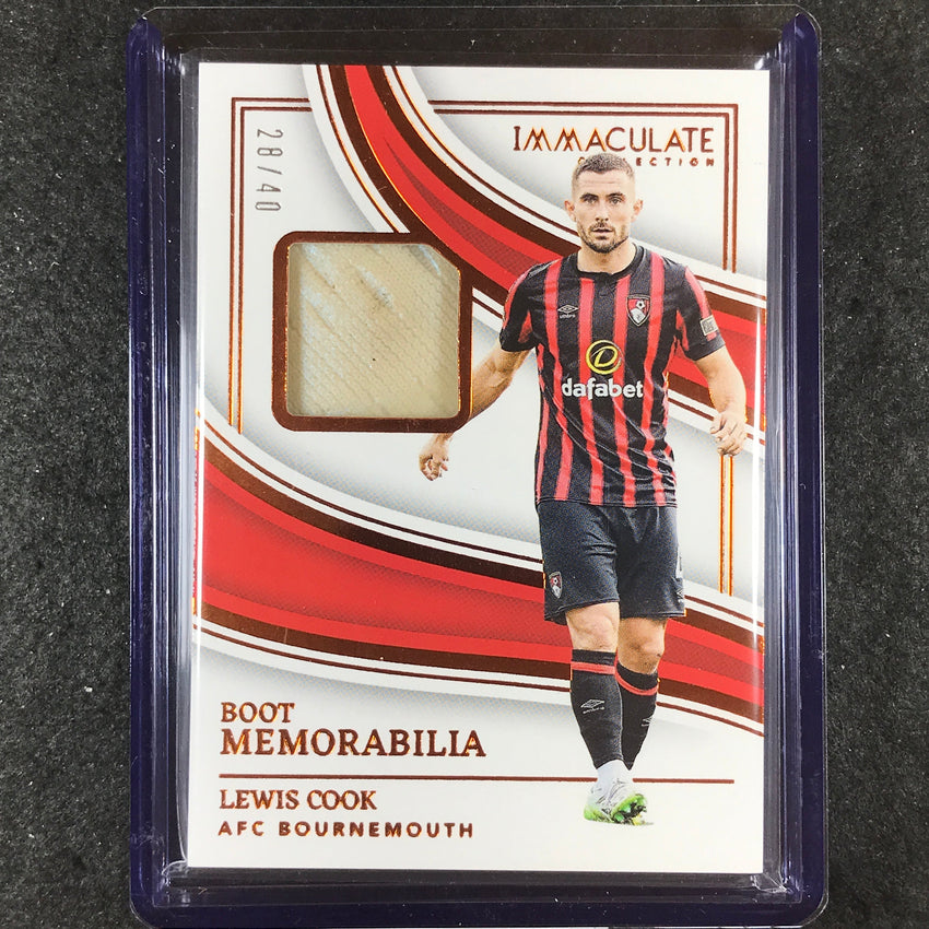 2023-24 Immaculate Soccer LEWIS COOK Boot Memorabilia Relic 28/40
