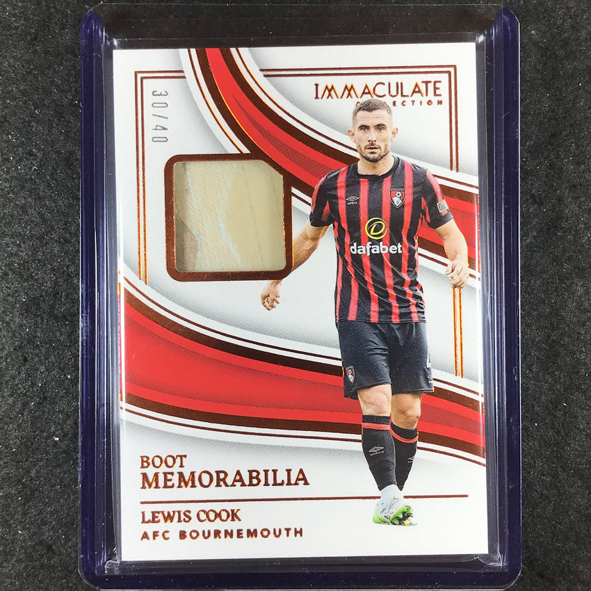 2023-24 Immaculate Soccer LEWIS COOK Boot Memorabilia Relic 30/40