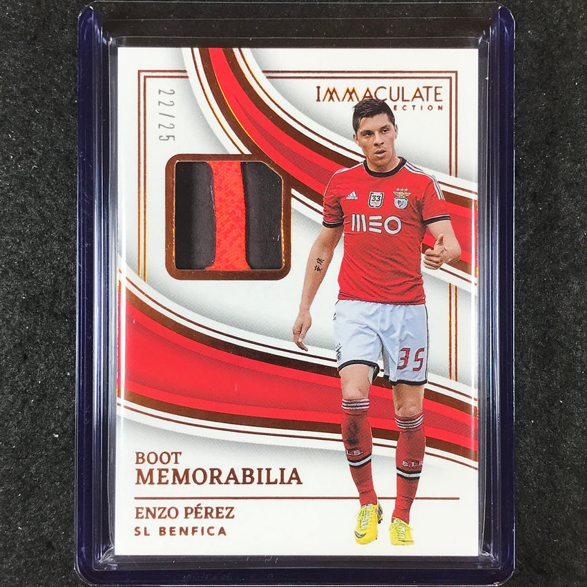 2023-24 Immaculate Soccer ENZO PEREZ Boot Memorabilia Relic 22/25