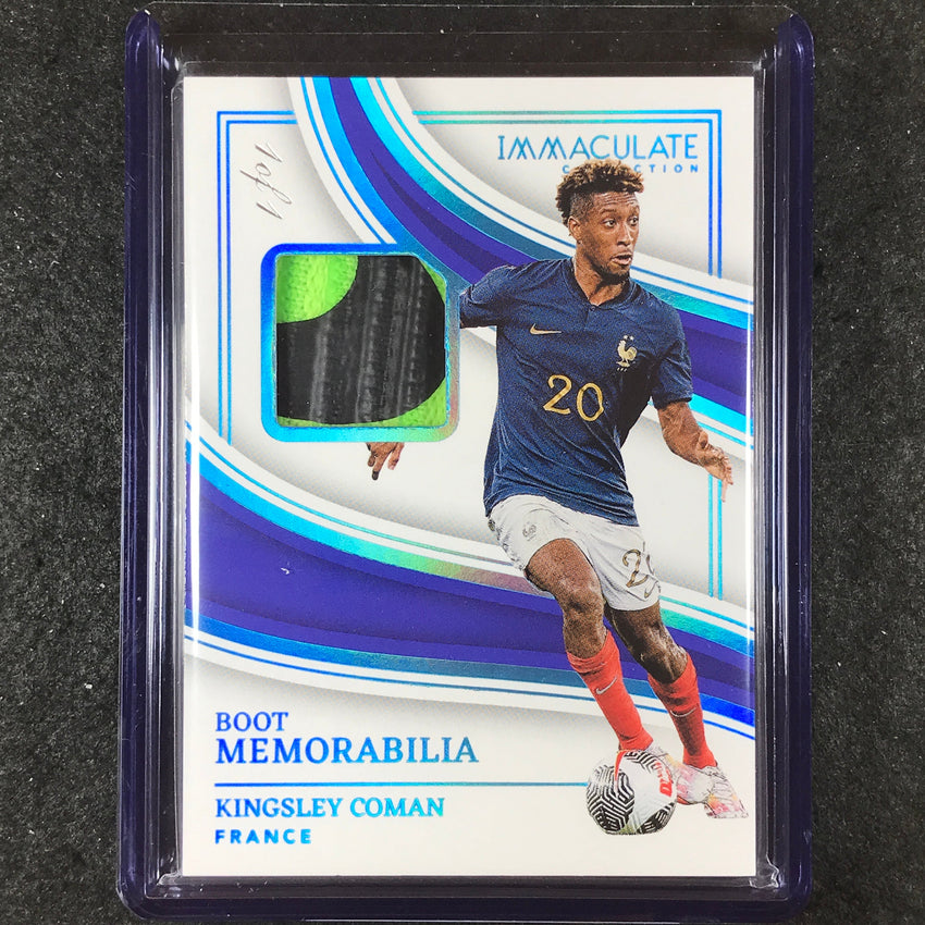 2023-24 Immaculate Soccer KINGSLEY COMAN Boot Memorabilia Relic Platinum 1/1