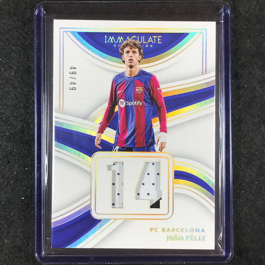 2023-24 Immaculate Soccer JOAO FELIX Jersey Numbers Patch Relic 49/49