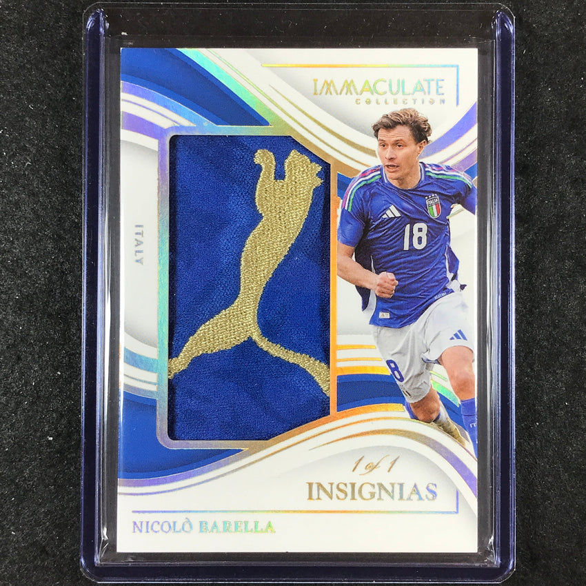 2023-24 Immaculate Soccer NICOLO BARELLA Insignias Patch Relic 1/1