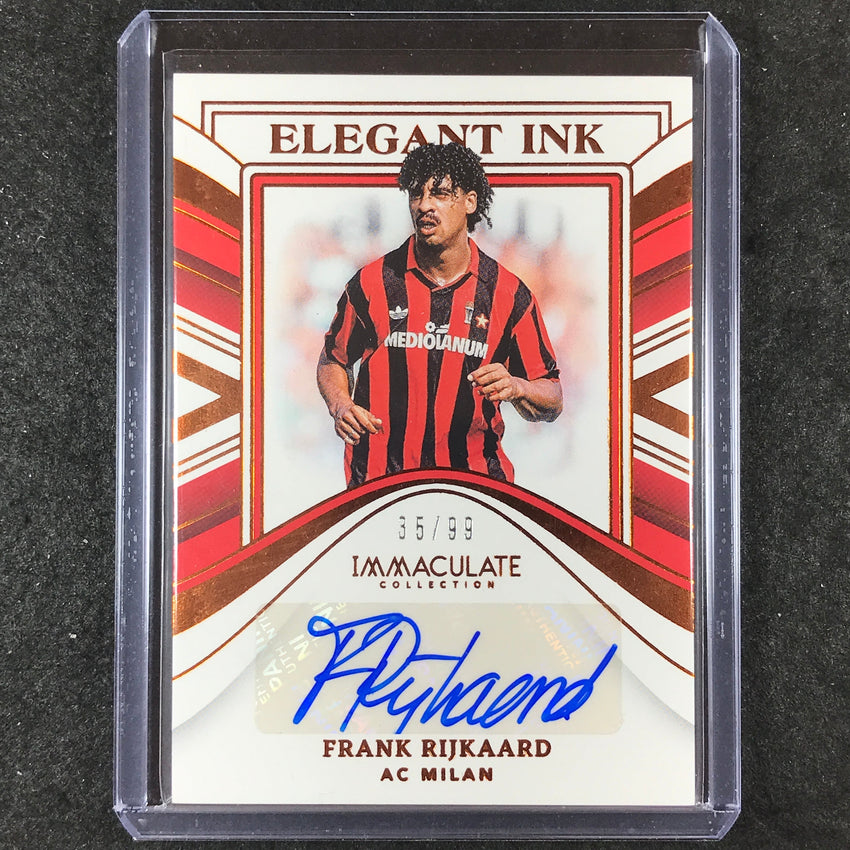 2023-24 Immaculate Soccer FRANK RIJKAARD Elegant Ink Auto Base 35/99