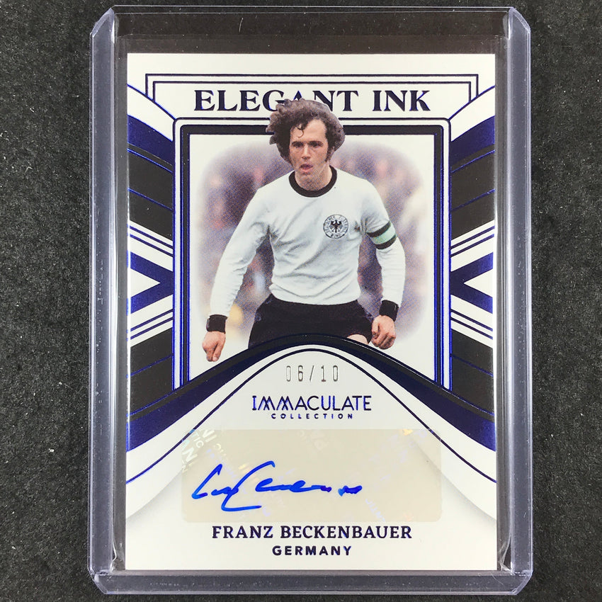 2023-24 Immaculate Soccer FRANZ BECKENBAUER Elegant Ink Auto Sapphire 6/10