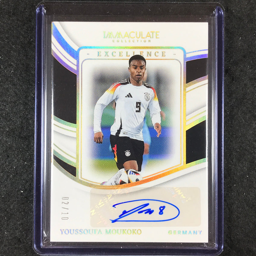 2023-24 Immaculate Soccer YOUSSOUFA MOUKOKO Excellence Auto Gold 2/10