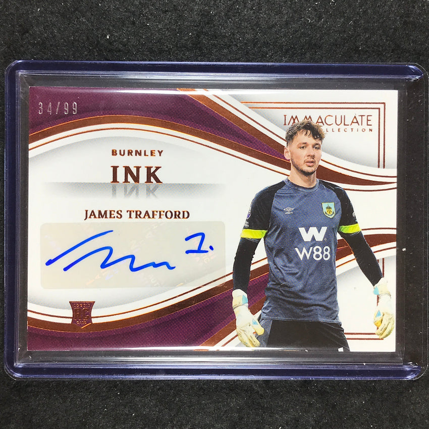 2023-24 Immaculate Soccer JAMES TRAFFORD Ink Rookie Auto Base 34/99