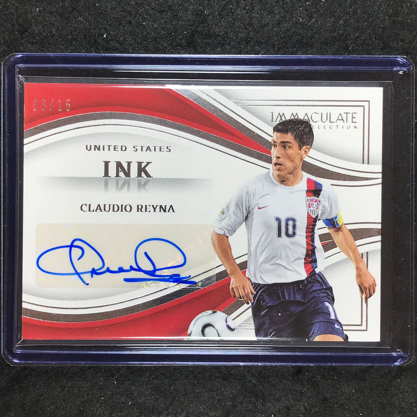 2023-24 Immaculate Soccer CLAUDIO REYNA Ink Auto Silver 6/15