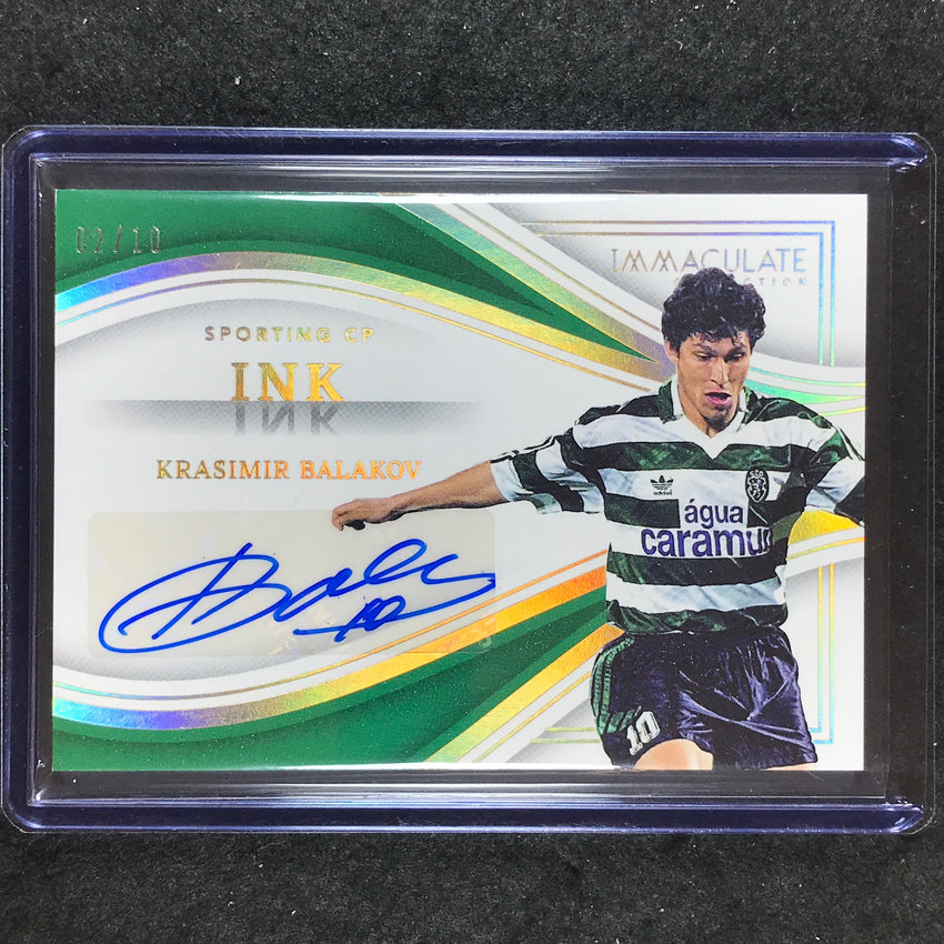 2023-24 Immaculate Soccer KRASIMIR BALAKOV Ink Auto Gold 2/10
