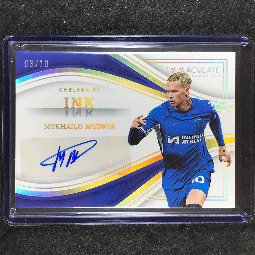 2023-24 Immaculate Soccer MYKHAILO MUDRYK Ink Auto Gold 3/10