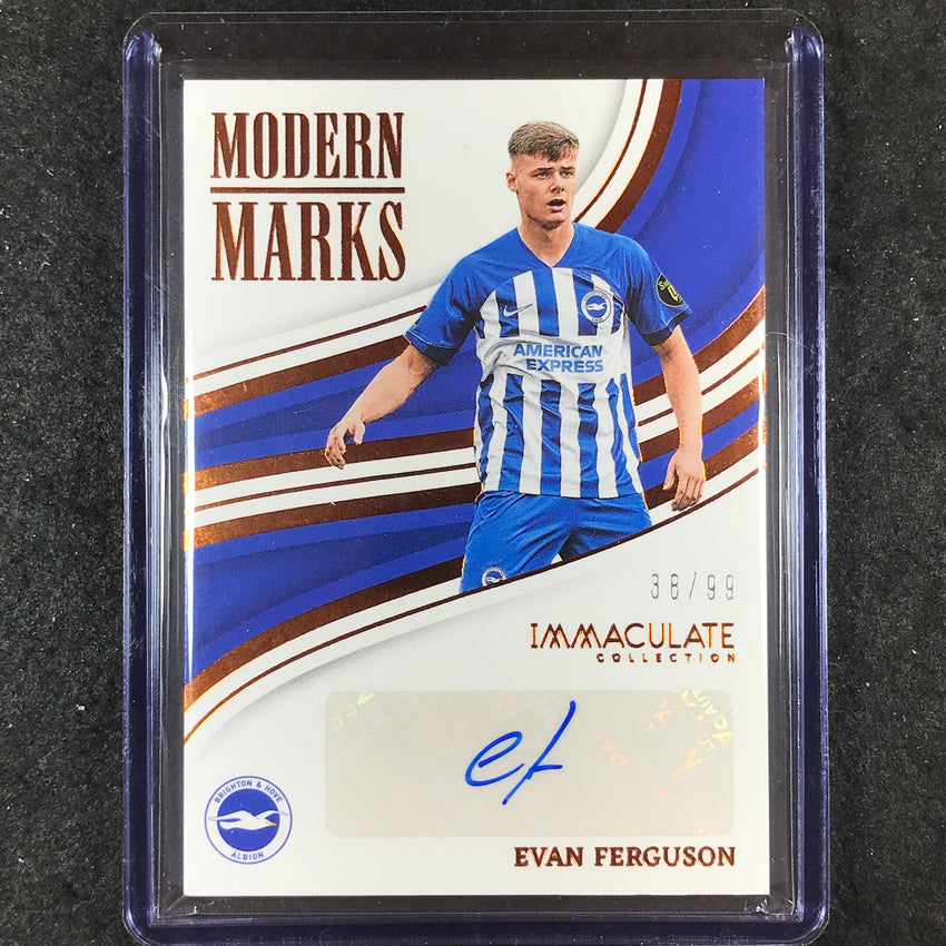 2023-24 Immaculate Soccer EVAN FERGUSON Modern Marks Auto Base 38/99